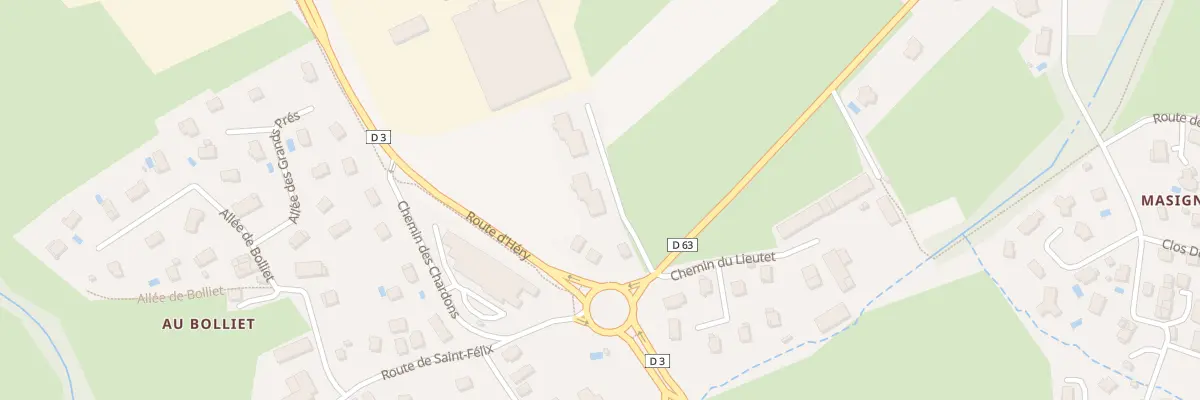 Plan du 928 Rte des Marantins à Alby-sur-Chéran