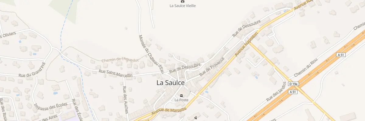 Plan du 27 Mte de Saulce Vieille à La Saulce