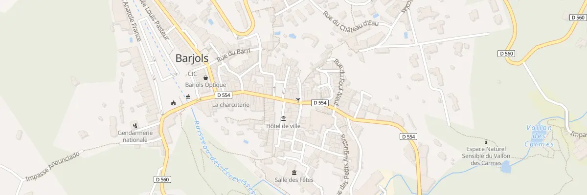Plan du 3B Rue du Réal à Barjols