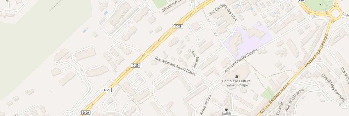 Plan du 124 Rue Albert Piault à La Garde