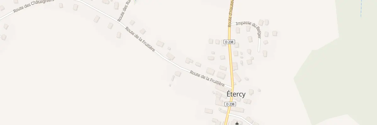 Plan du 116 Rte de la Fruitière à Étercy