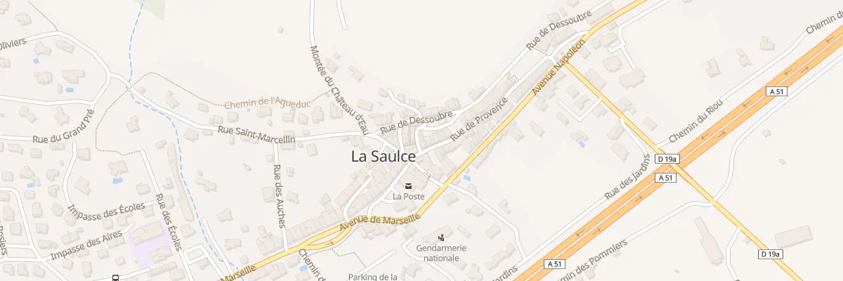Plan du 1 Rue du Scorpion à La Saulce