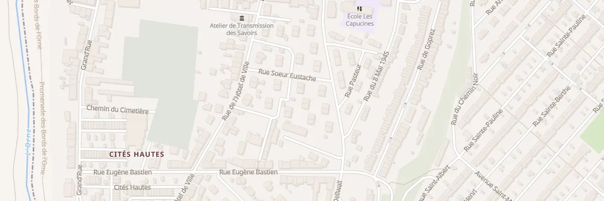 Plan du 13 Rue Soeur Eustache à Jœuf