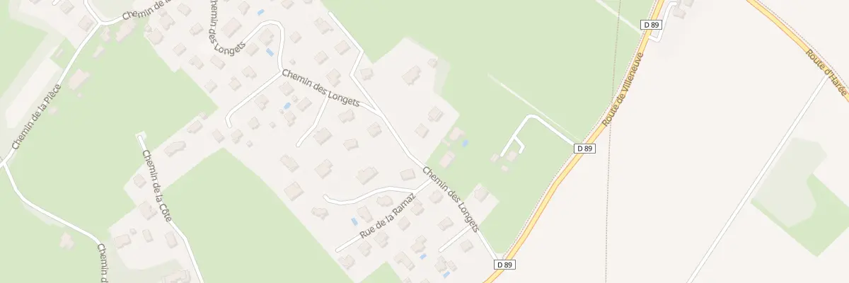 Plan du 158 Che des Longets à Crozet