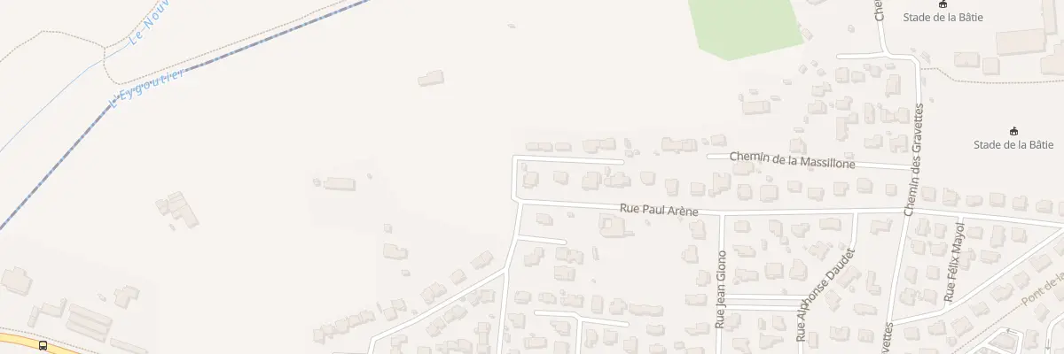 Plan du 362 Rue Paul Arène au Pradet