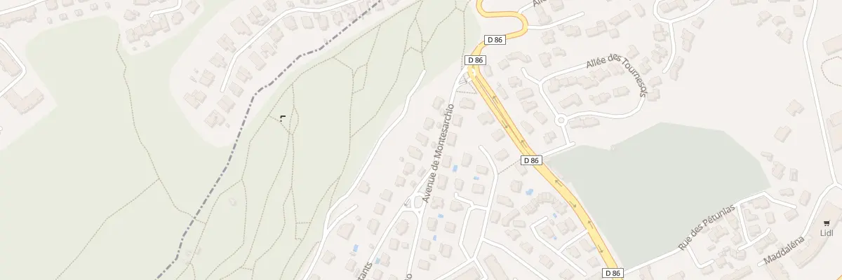 Plan du 108 Av de Montesarchio à La Garde