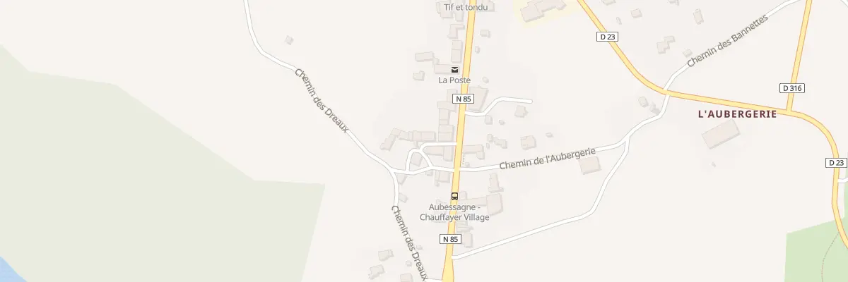 Plan du 46 Che dessous Le Village à Aubessagne