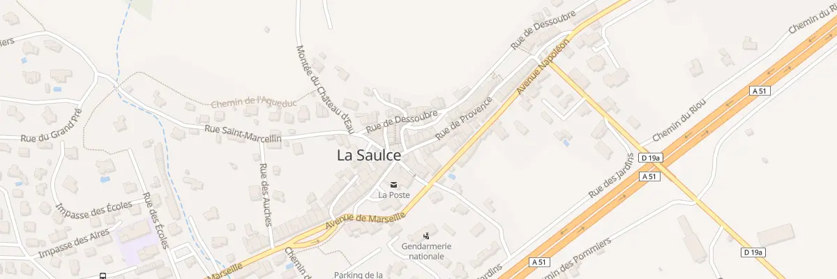 Plan du 32 Rue de l’Endrone à La Saulce