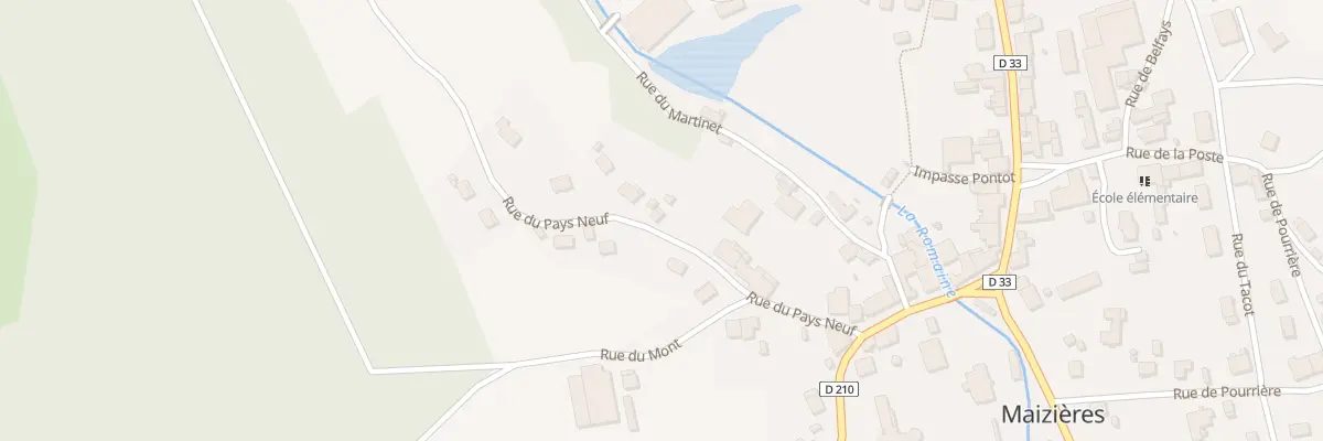 Plan du 16 Rue du Pays Neuf à Maizières