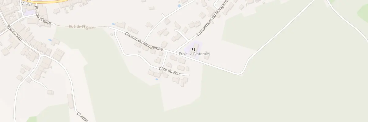 Plan du 25 Che du Mongambé à Aingeray