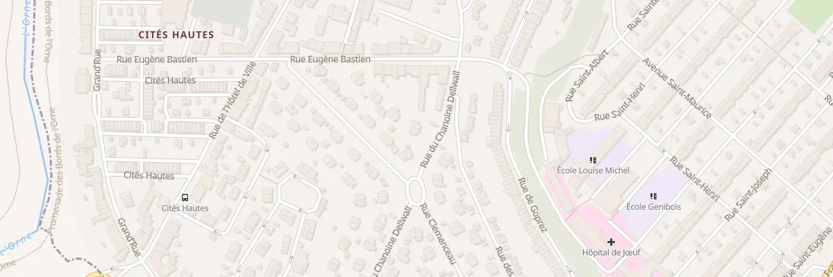 Plan du 65 Rue du Chanoine Dellwall à Jœuf