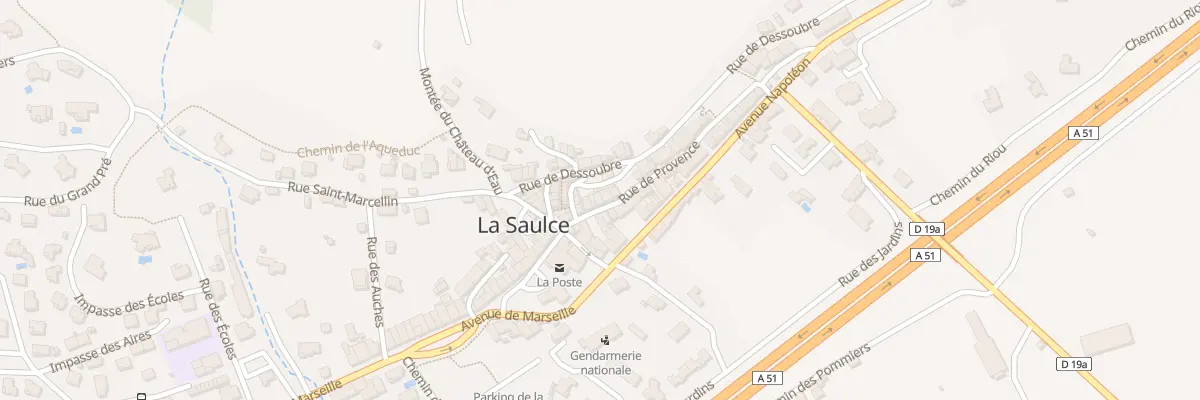 Plan du 69 Rue de Provence à La Saulce