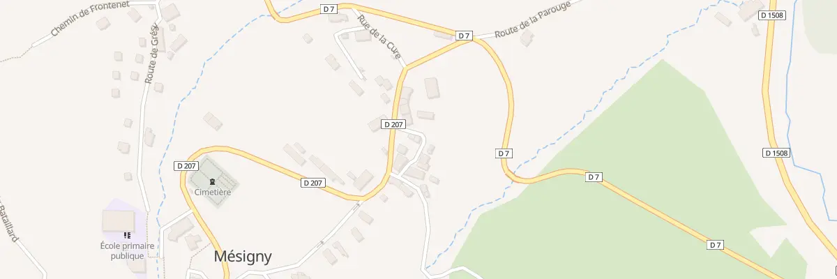 Plan du 55 Pas de Montalu à Mésigny