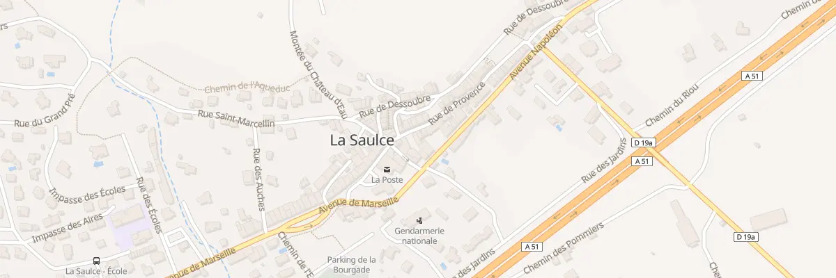 Plan du 64 Rue de Provence à La Saulce