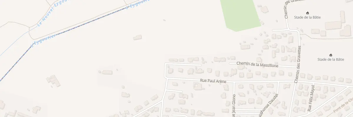 Plan du 370 Rue Paul Arène au Pradet