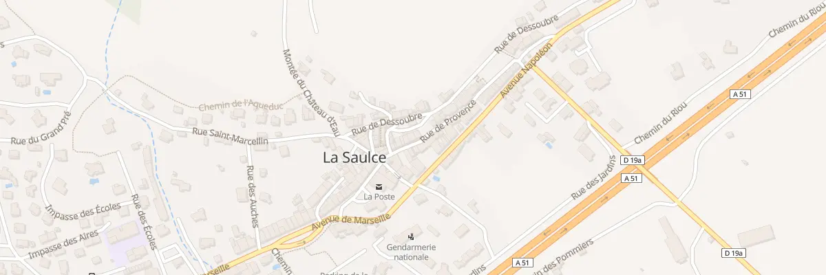Plan du 75 Rue de Provence à La Saulce