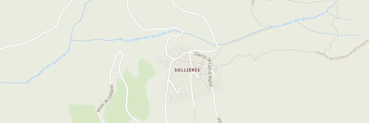 Plan du 8 Rte de Sollières à Goncelin