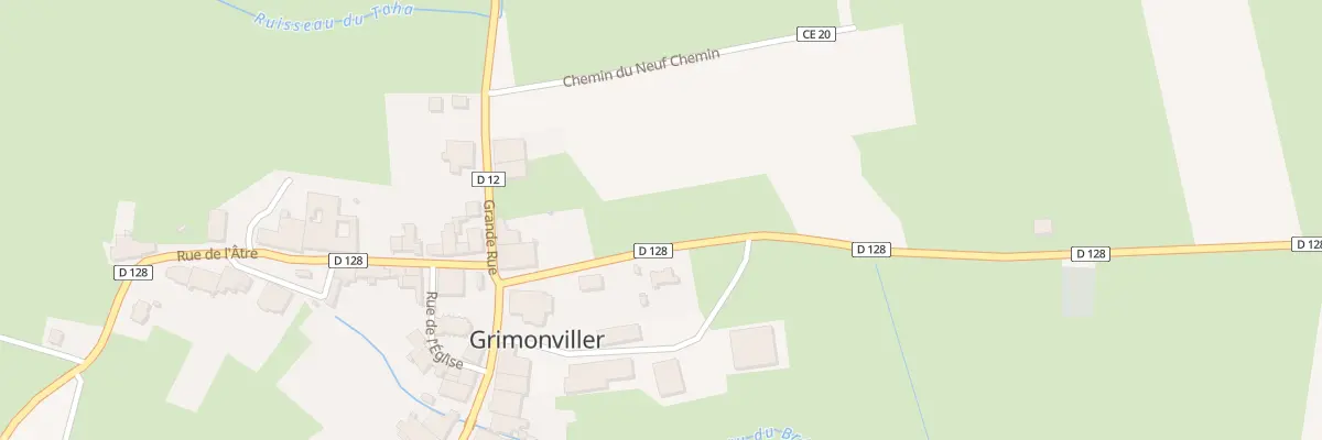 Plan du 2 Rue de la Gare à Grimonviller