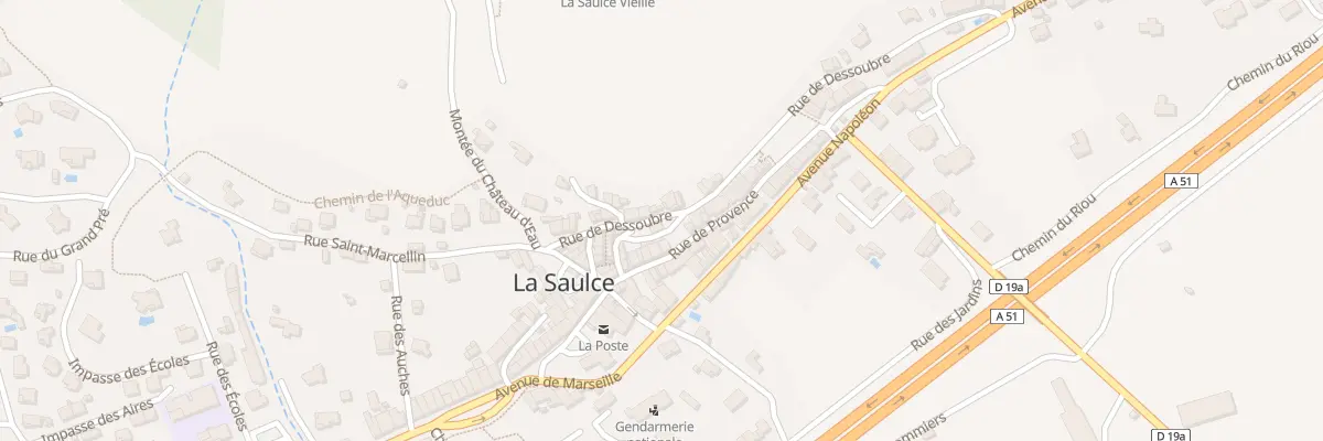 Plan du 5495 Rue Dessoubre à La Saulce