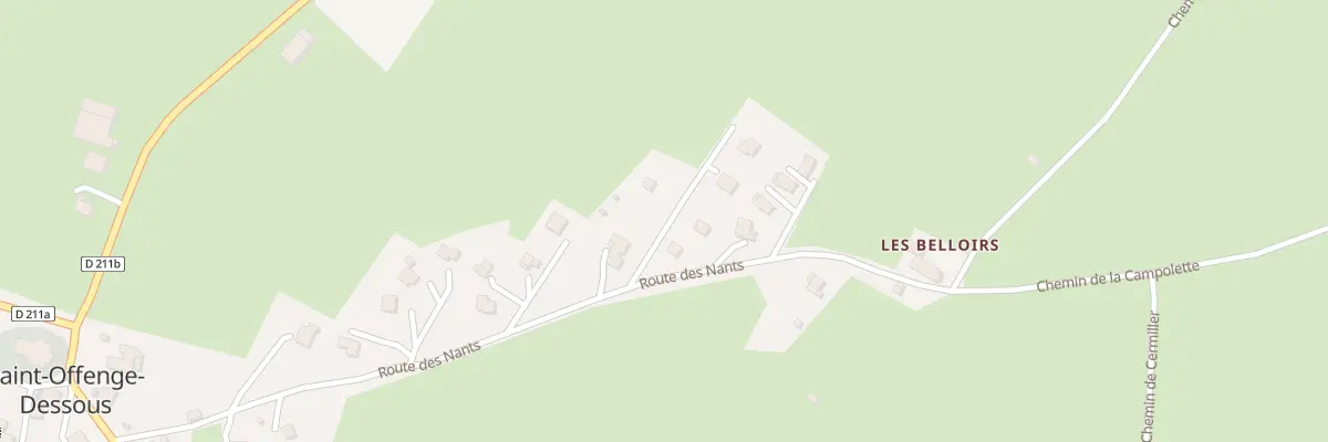 Plan du 393 Rte des Nants à Saint-Offenge