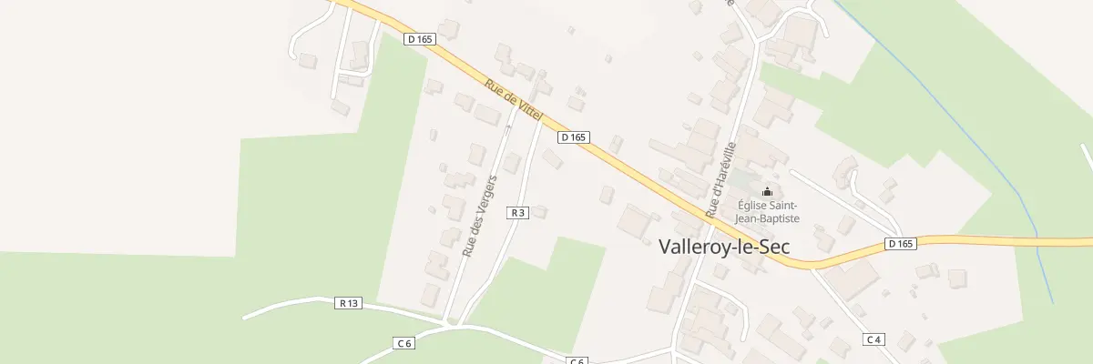 Plan du 151 Rue de Vittel à Valleroy-le-Sec