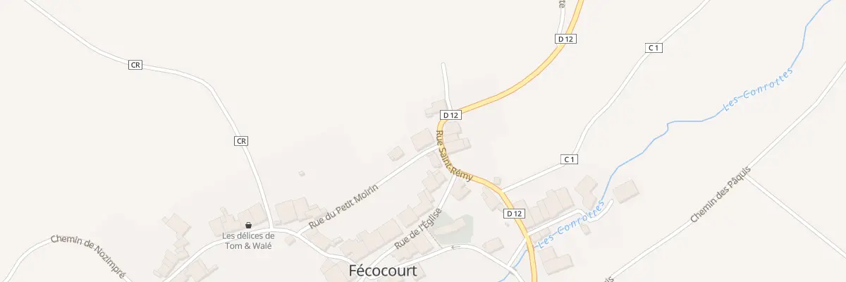 Plan du 4 Rue Saint-rémy à Fécocourt