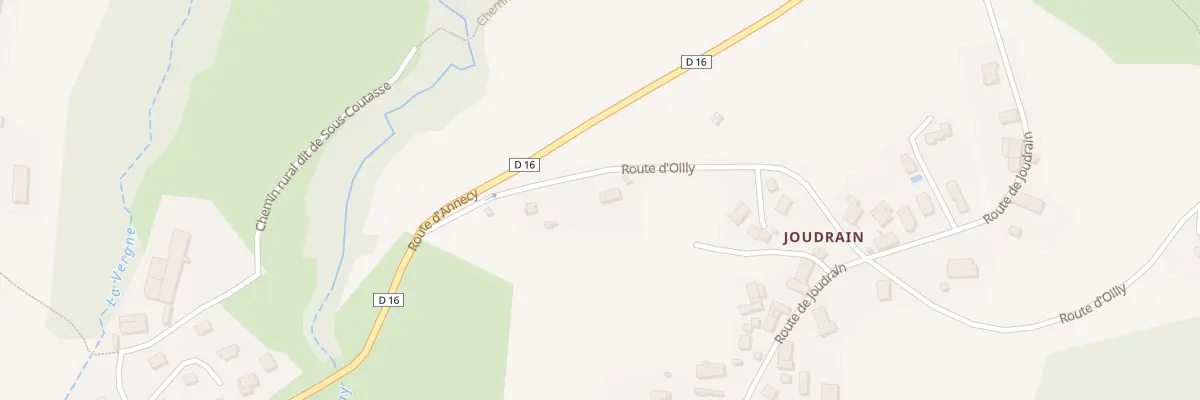 Plan du 134 Rte d’Oilly à Marcellaz-Albanais