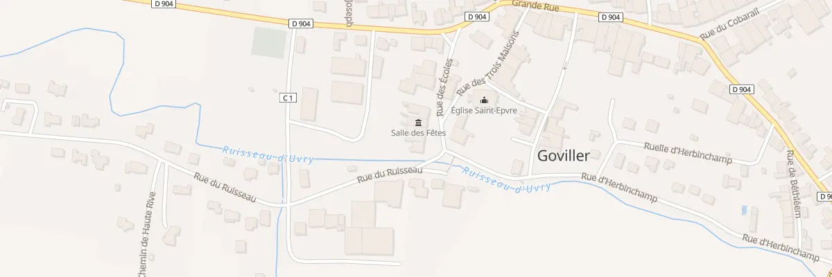 Plan du 12 Rue Des Écoles à Goviller