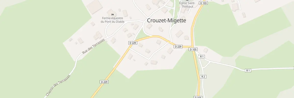 Plan du 4 Rue Combe Luette à Crouzet-Migette