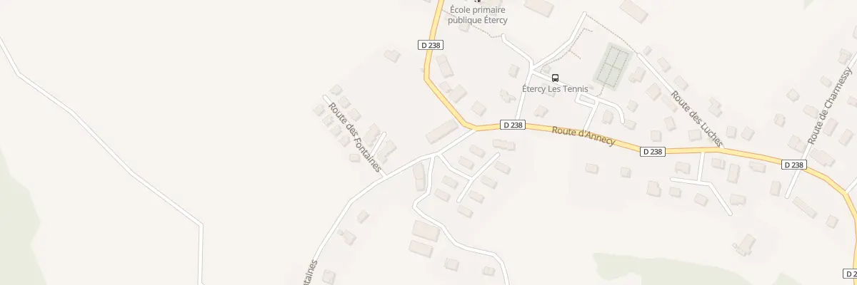 Plan du 4 Rte des Fontaines à Étercy
