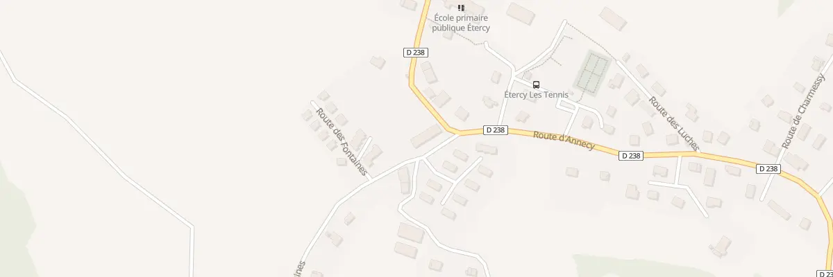 Plan du 4 Rte des Fontaines à Étercy