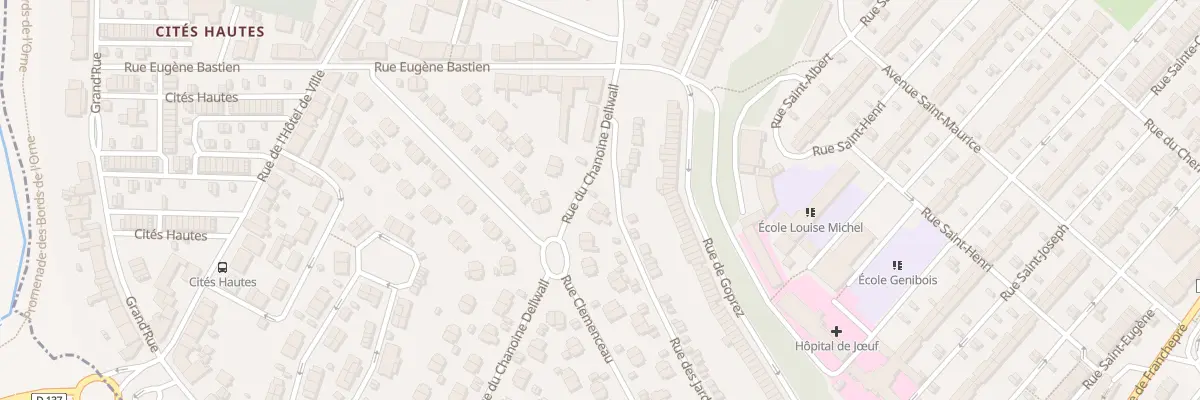 Plan du 52 Rue du Chanoine Dellwall à Jœuf