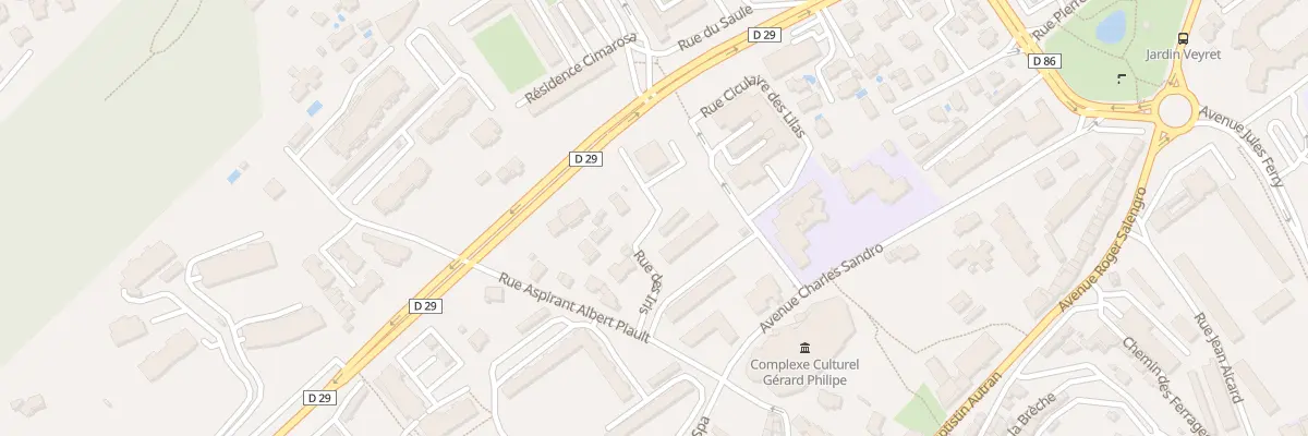 Plan du 53 Av de Montesarchio à La Garde