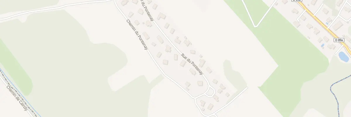 Plan du 188 Rue du Pontenay à Sergy