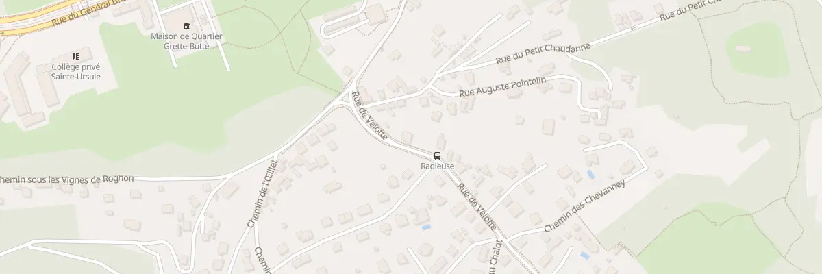 Plan du 1 Rue de Velotte à Besançon