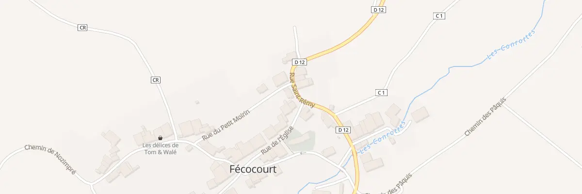 Plan du 6 Rue Saint-rémy à Fécocourt