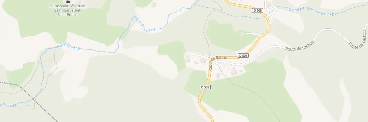 Plan du 6032 Serre du Faou à Rabou