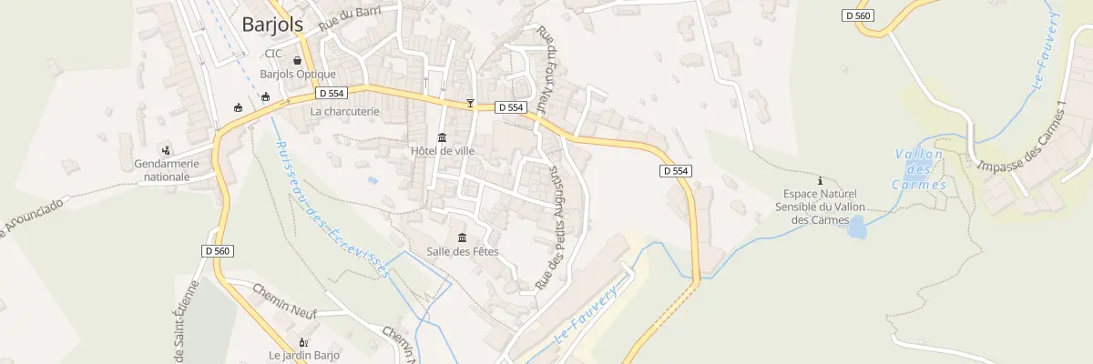 Plan du 5 Rue des Augustins à Barjols