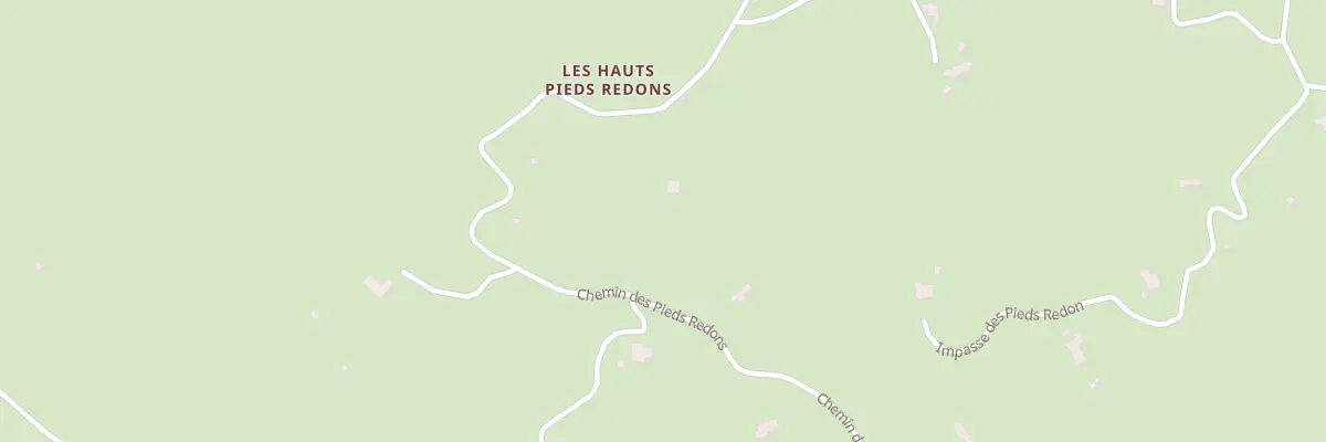 Plan du 1406 Che des Pieds Redons à Solliès-Toucas
