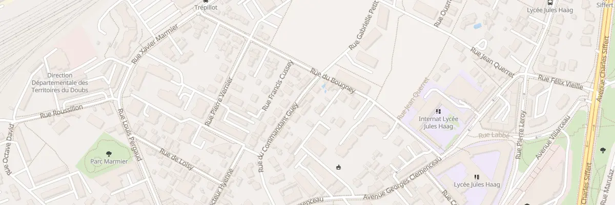 Plan du 18 Rue du Commandant Guey à Devecey