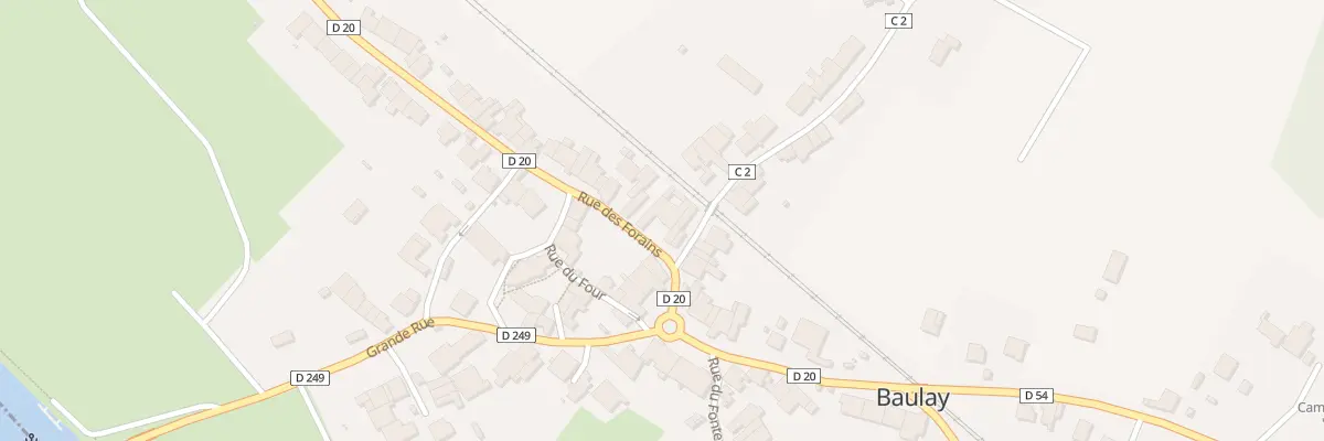 Plan du 1 Rue des Forins à Baulay
