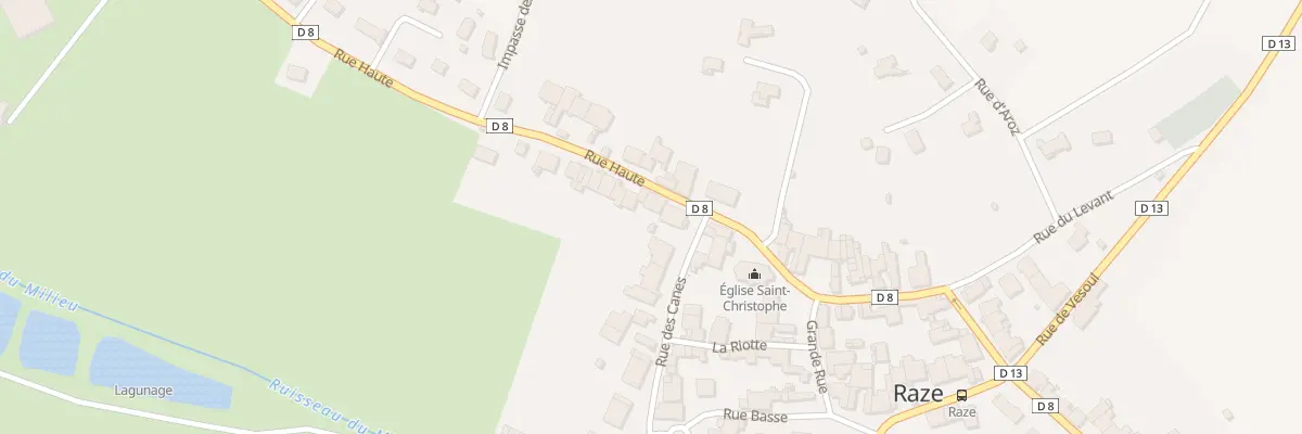 Plan du 140 Rue Haute à Raze