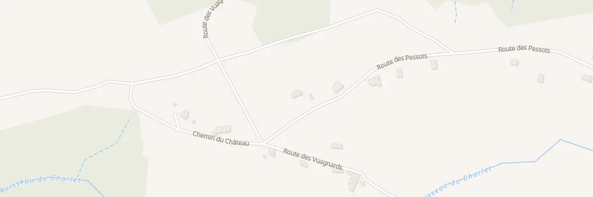 Plan du 840 Rte des Pessots à Marlioz