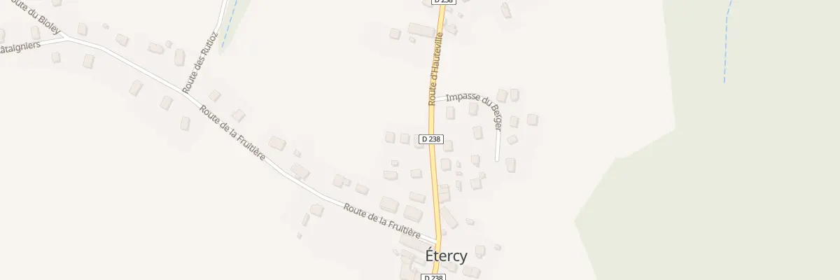 Plan du 233 Rte d’Hauteville à Étercy