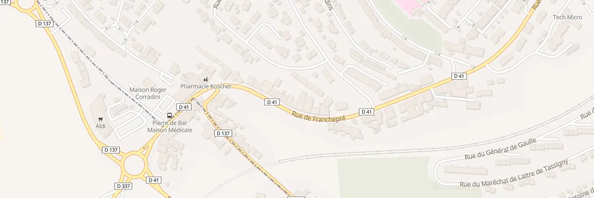 Plan du 130 Rue de Franchepré à Jœuf