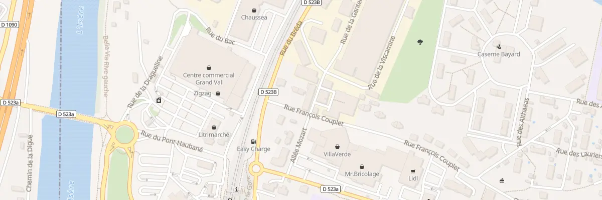Plan du 585 Rue Francois Couplet à Pontcharra