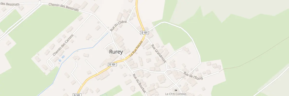 Plan du 5031 Rue La Rue Neuve à Rurey
