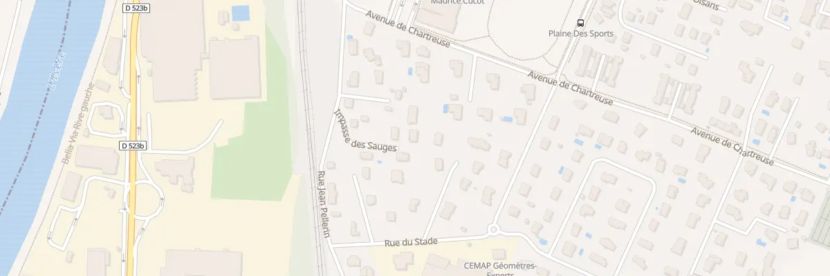 Plan du 306 Rue Jean Pellerin à Pontcharra