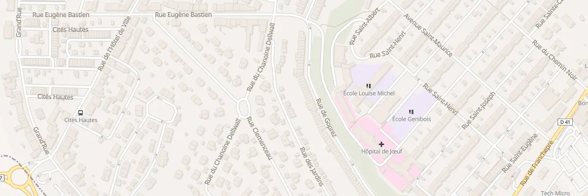 Plan du 156 Rue de Goprez à Jœuf