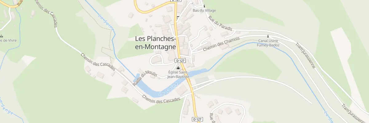 Plan du 4 Rue Grande Rue aux Planches-en-Montagne